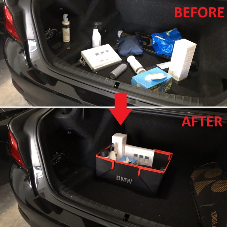 BMW Folding Container Sport (Black/Red), Car Accessories, Accessories ...