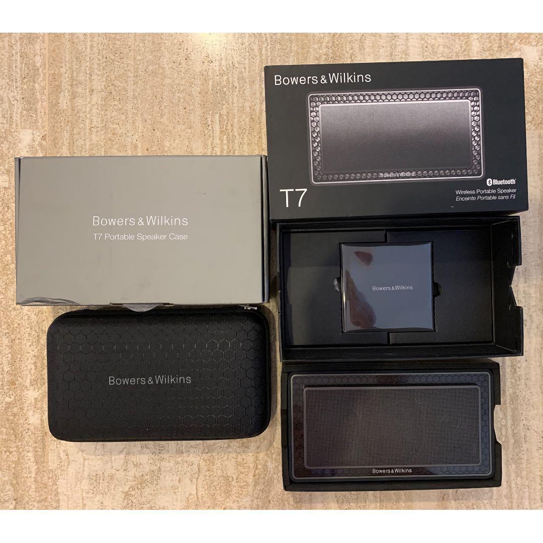 Genuine Official Bowers /& Wilkins T7 Portable Speaker Case Black