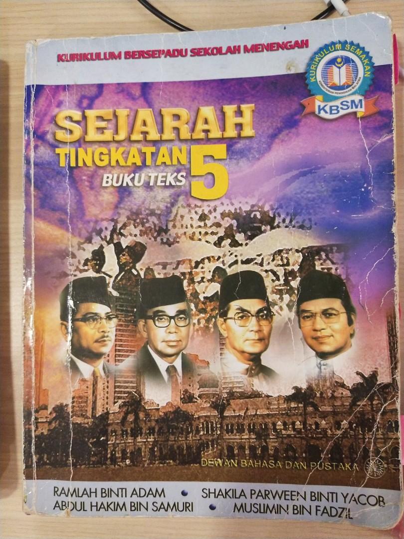 Buku Teks Sejarah History Textbook Spm Form 4 Form 5 Textbooks On Carousell