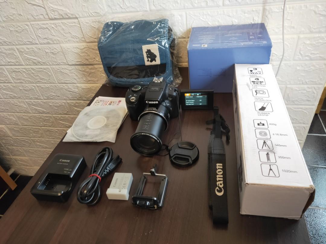 CANON SX50IS(200X ZOOM) +NEW BAG+NEW TRIPOD+ALL ENGLISH LANGUAGE CAMERA