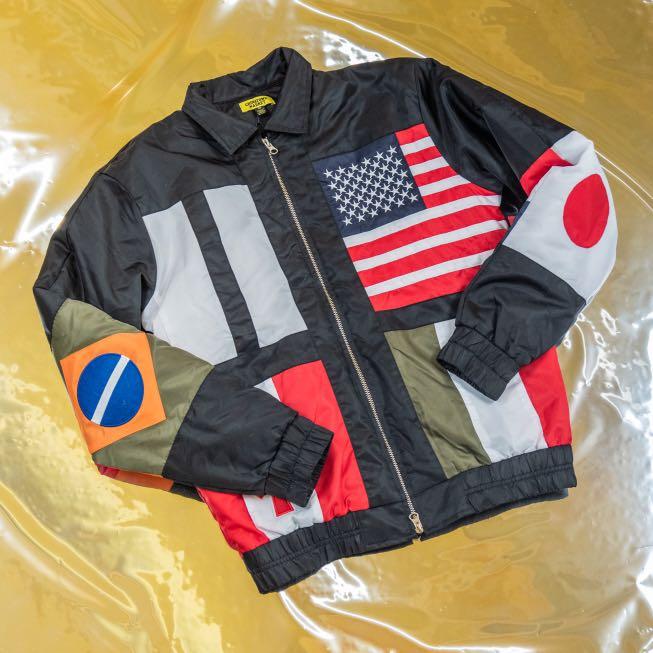 Chinatown market hot sale flag jacket