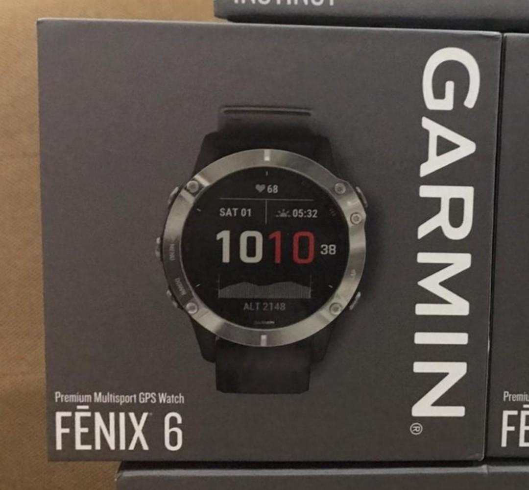Garmin fenix 6 Pro Solar Black with Slate Gray Band