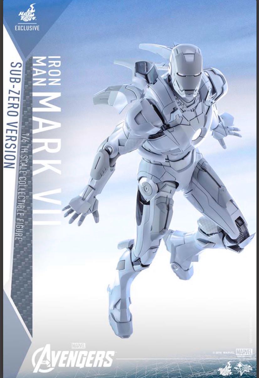 hot toys iron man sub zero