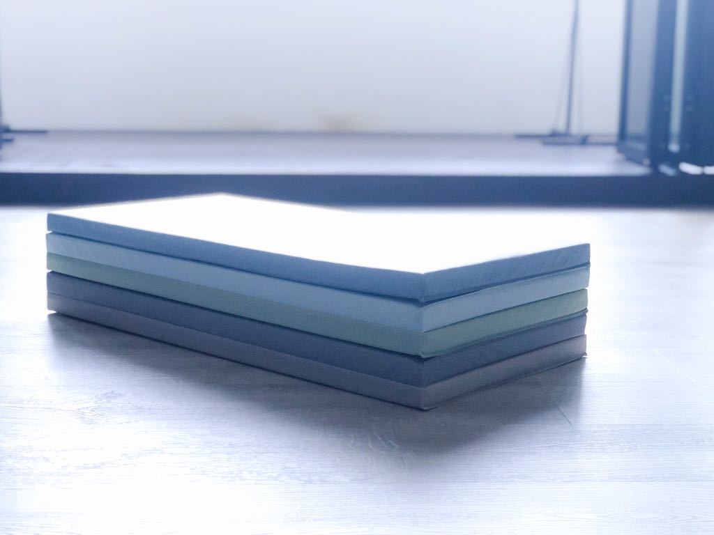 PLUFSIG Folding gym mat, blue, 303/4x727/8 - IKEA