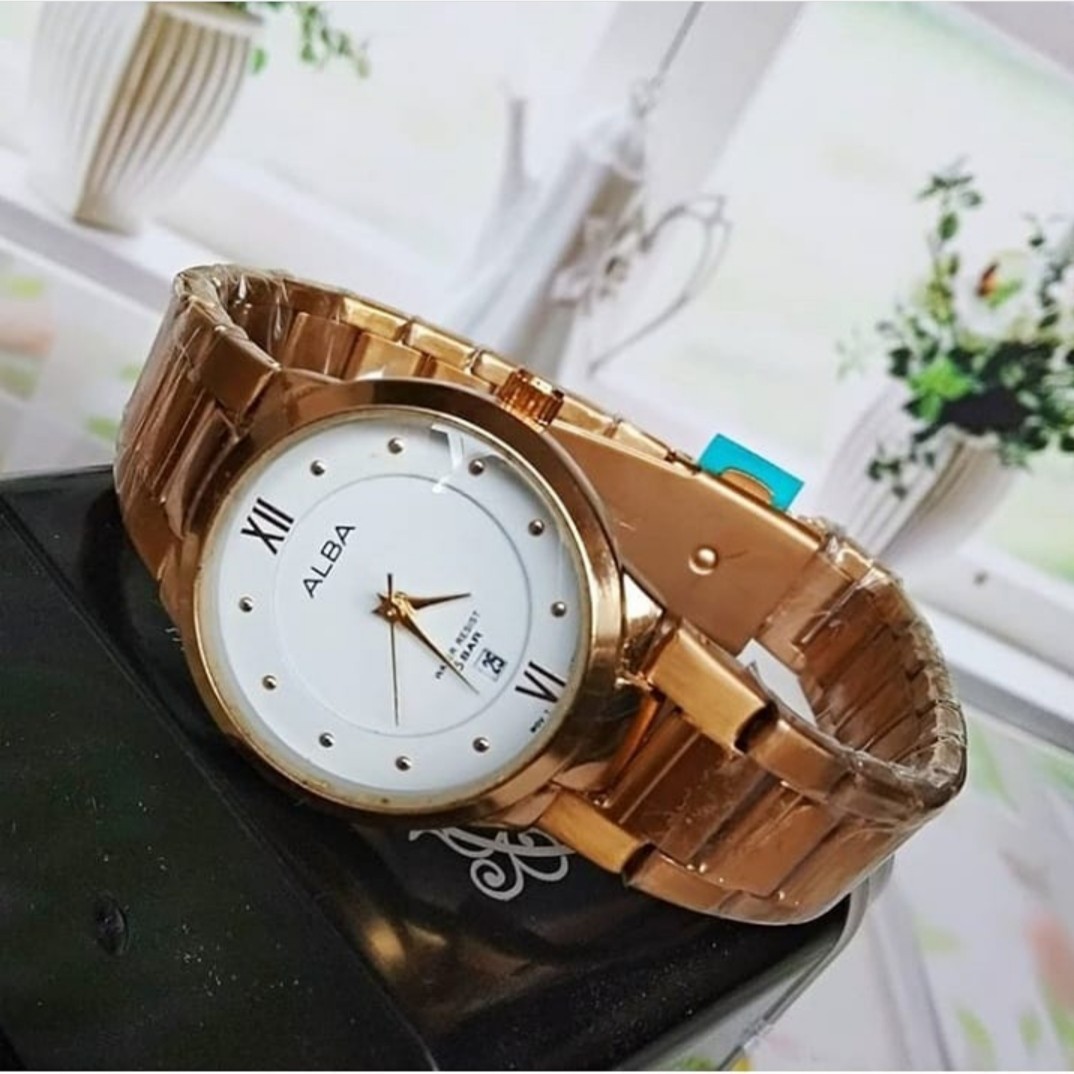 Jam Tangan Alba gold on Carousell