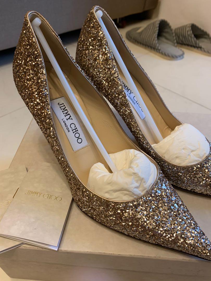 Jimmy Choo Agnes Osao Ballet Pink size37, 女裝, 鞋, 高跟鞋- Carousell