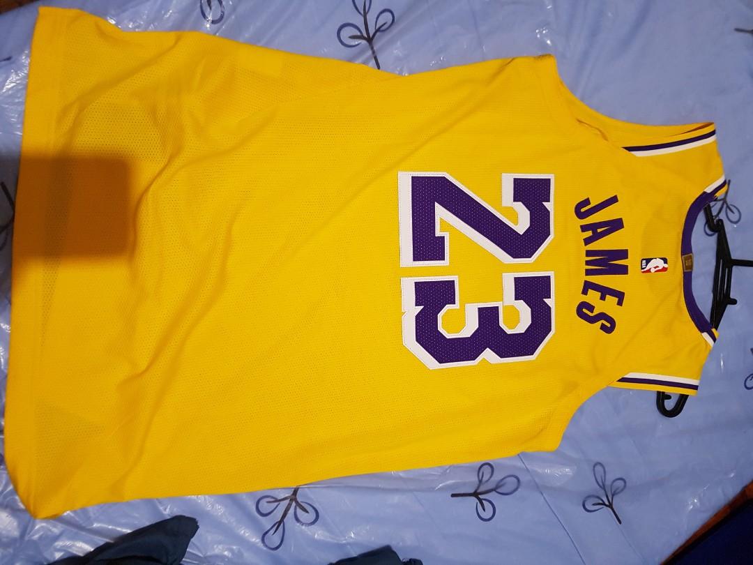 Lebron James Nike authentic stitched jersey gold (Category: Activewear) located in Manila. Submitted by ervgot1 (Listing ID 283598395, Image 2). Description: - Authentic game worn gold jersey - Medium, size 44 - Bnew - Fitted only - Negotiable, you can offer Lego sets, Insta360 go 2, DJI action 2 (I'll add cash if needed to match your asking value) - RFS: Decluttering.
