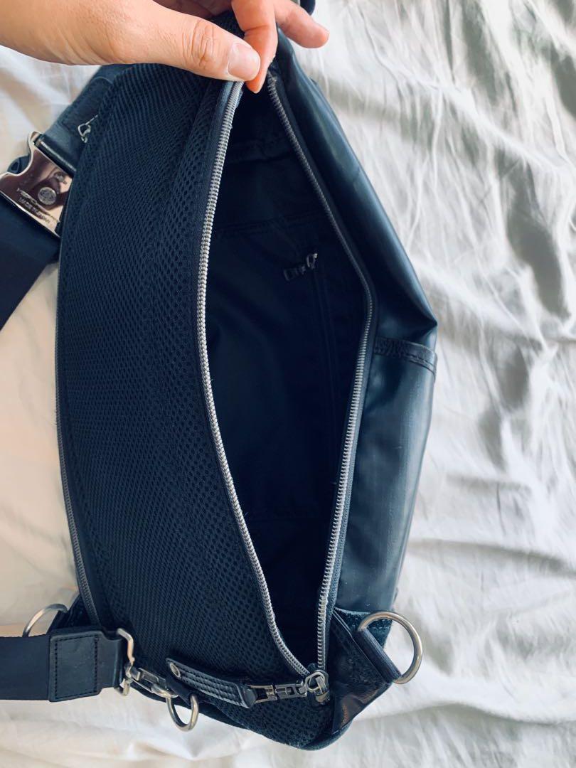 Masterpiece Black Sling Bag (Made In Japan), Men's Fashion, Bags, Sling ...
