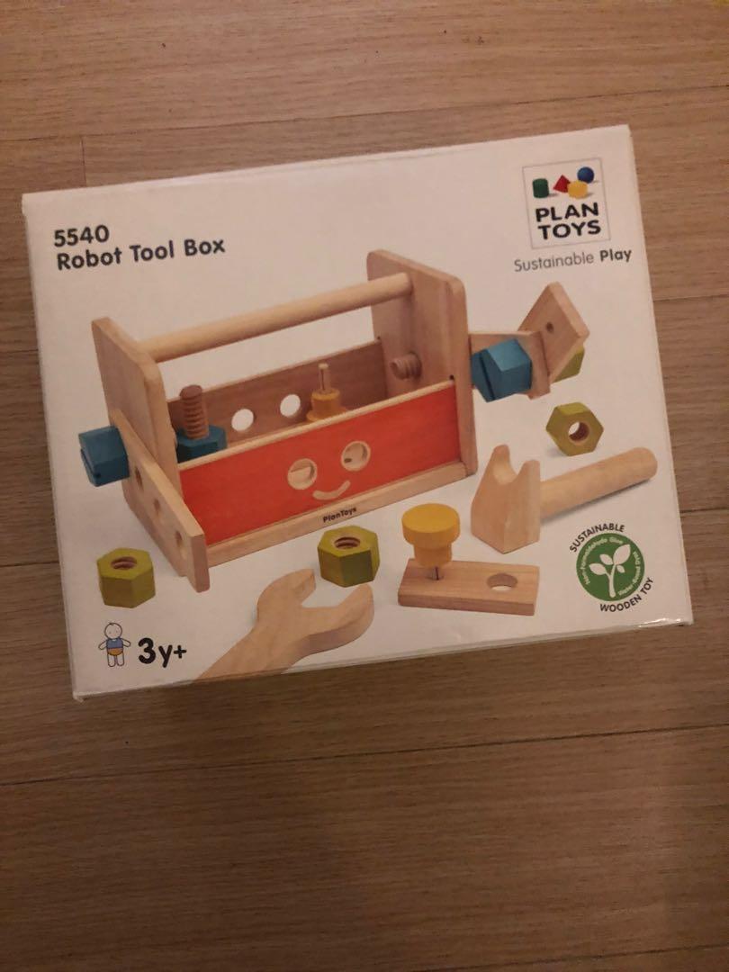 Plan toys robot tool hot sale box