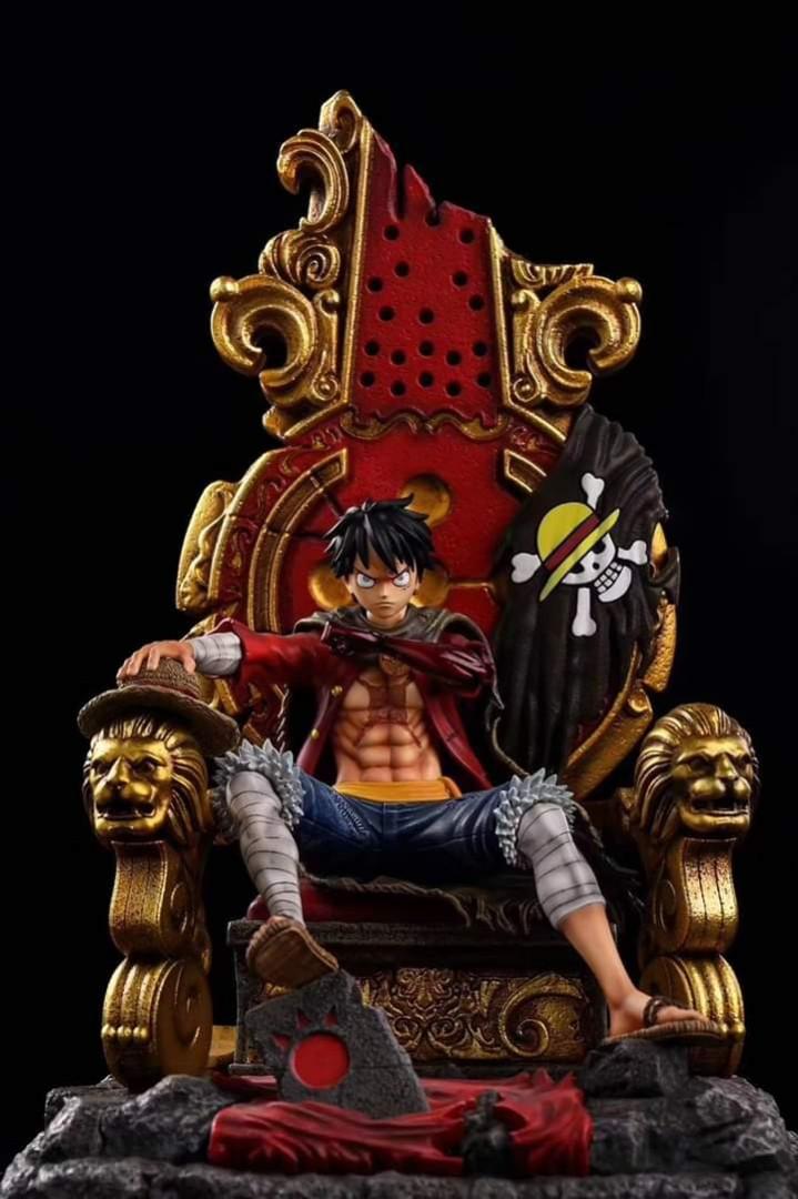 Ready Stock Sfh Stay Fount Hope One Piece Statue Luffy On Throne Hobbies Toys Toys Games On Carousell