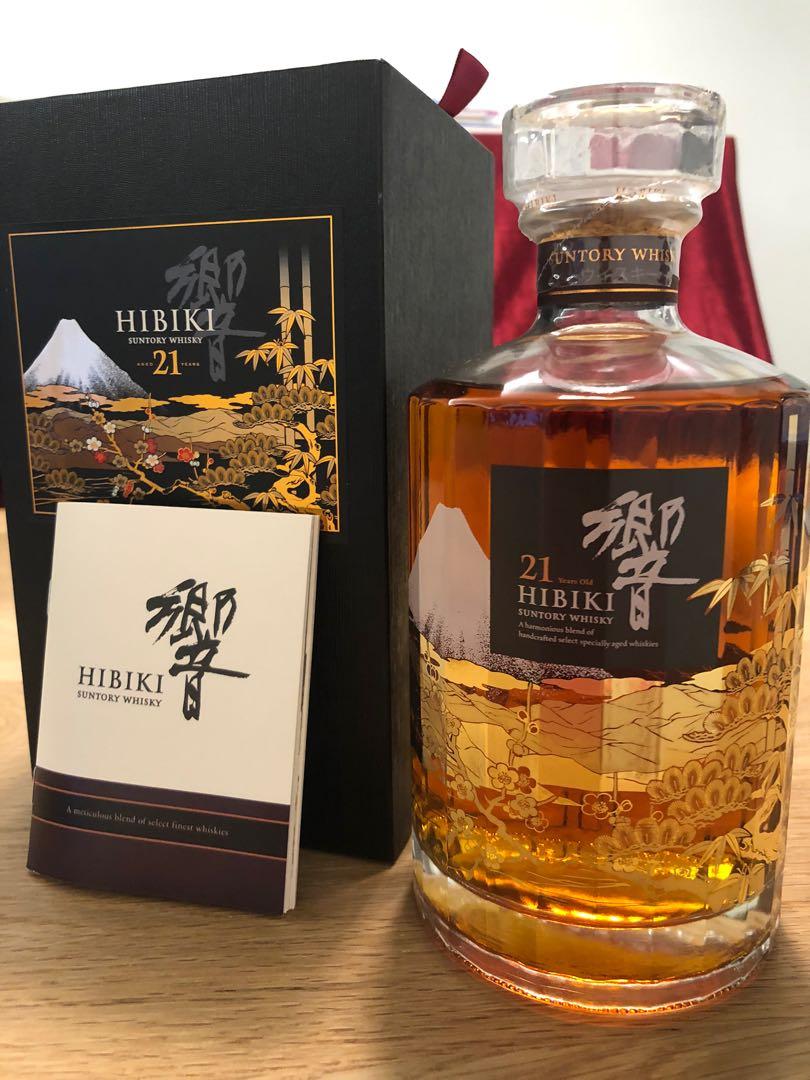 Suntory Hibiki 21 Year Mt Fuji Limited Edition 100 New 嘢食 嘢飲 酒精類飲品 Carousell