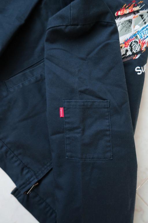supreme cop car work jacket