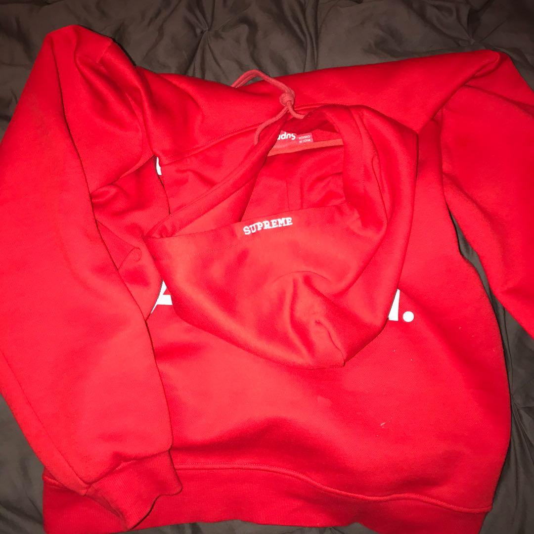 Supreme hoodie Women s Fashion Clothes on Carousell