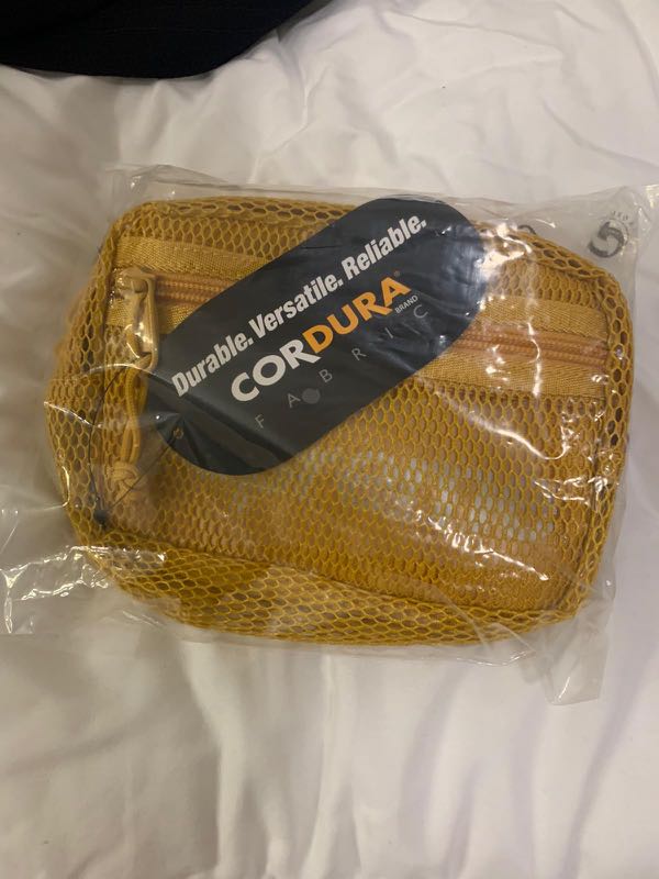yellow supreme shoulder bag