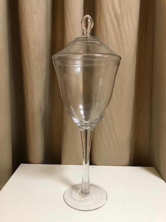 Tall Glass Display Jars with Lids, Furniture & Home Living, Kitchenware