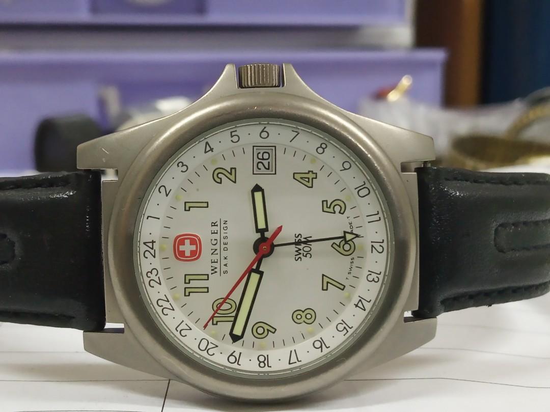 Vintage wenger sale swiss military watch