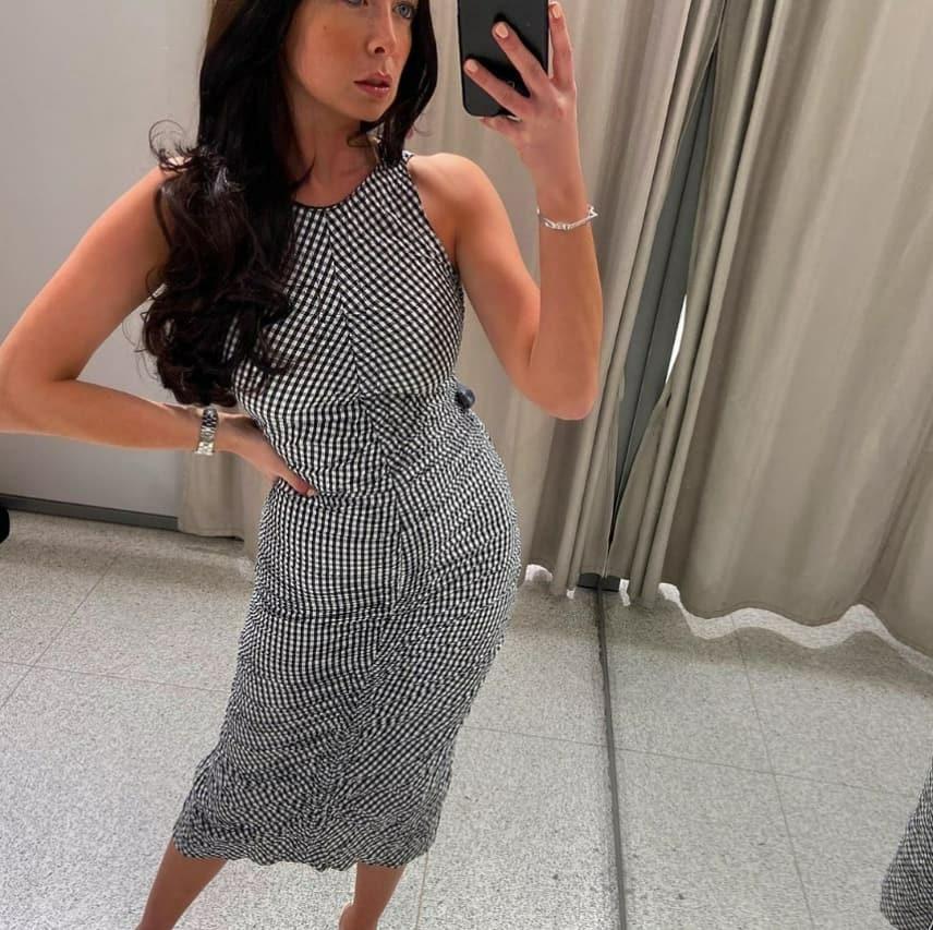 Zara Gingham Check Dress New Arrival Women S Fashion Clothes Dresses Skirts On Carousell