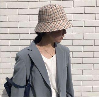 正韓✨LINENNE格紋帽