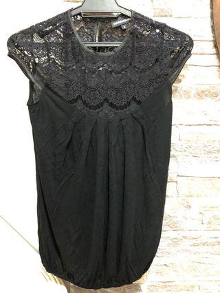 Warehouse Lace Black Top
