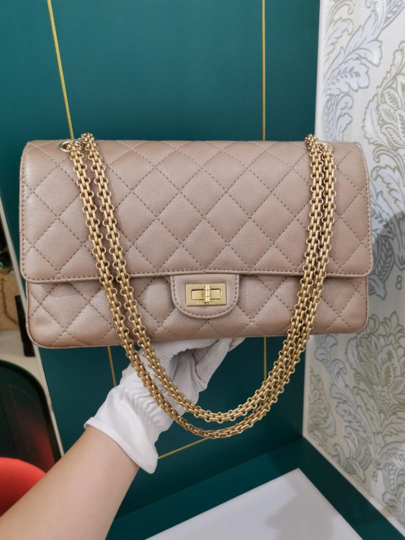 Chanel Lucky Charms Reissue 2.55 Flap Bag Quilted Aged Calfskin