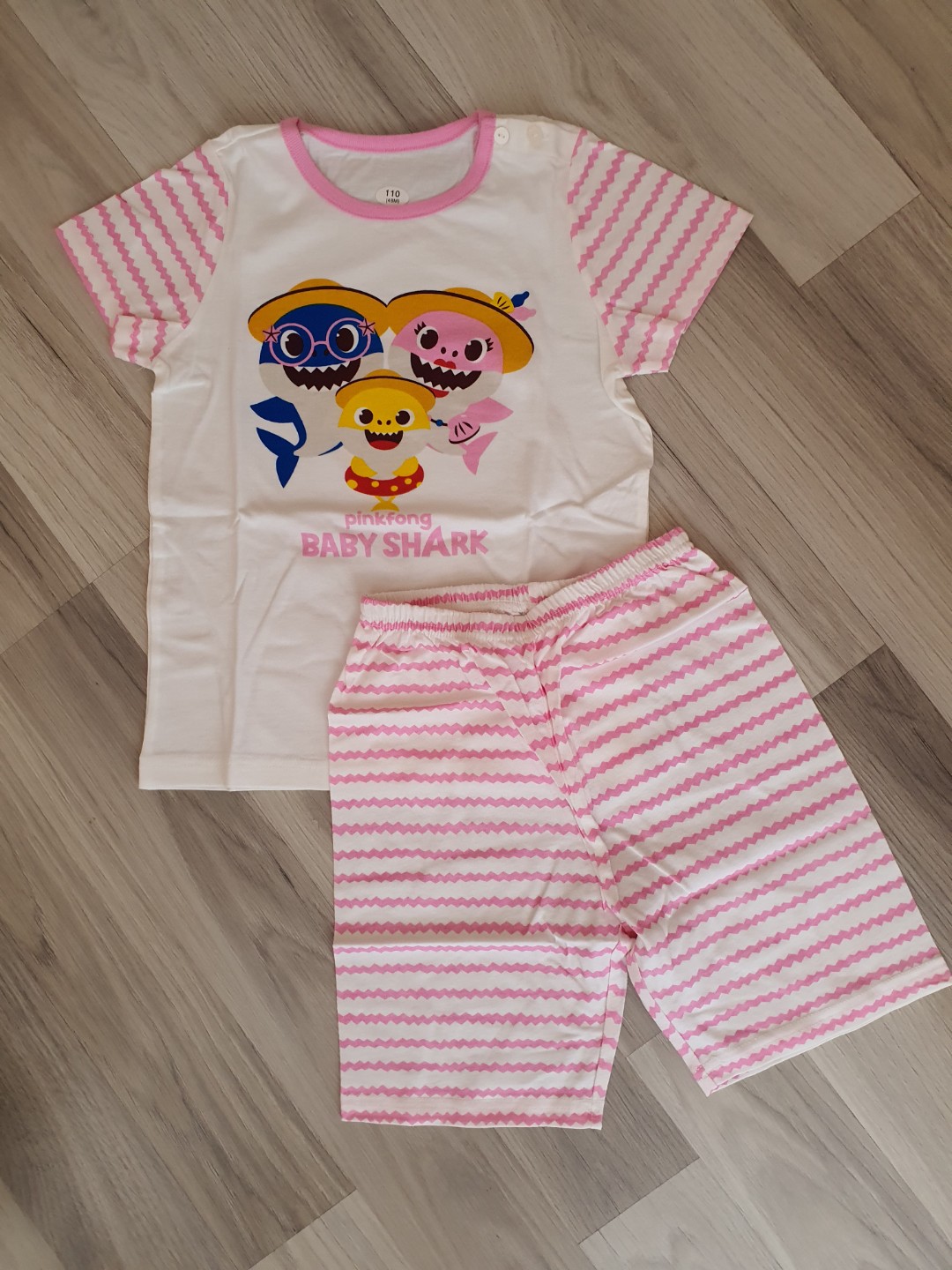 4yo Size 110 Pinkfong Baby Shark Clothes Set Babies Kids Girls