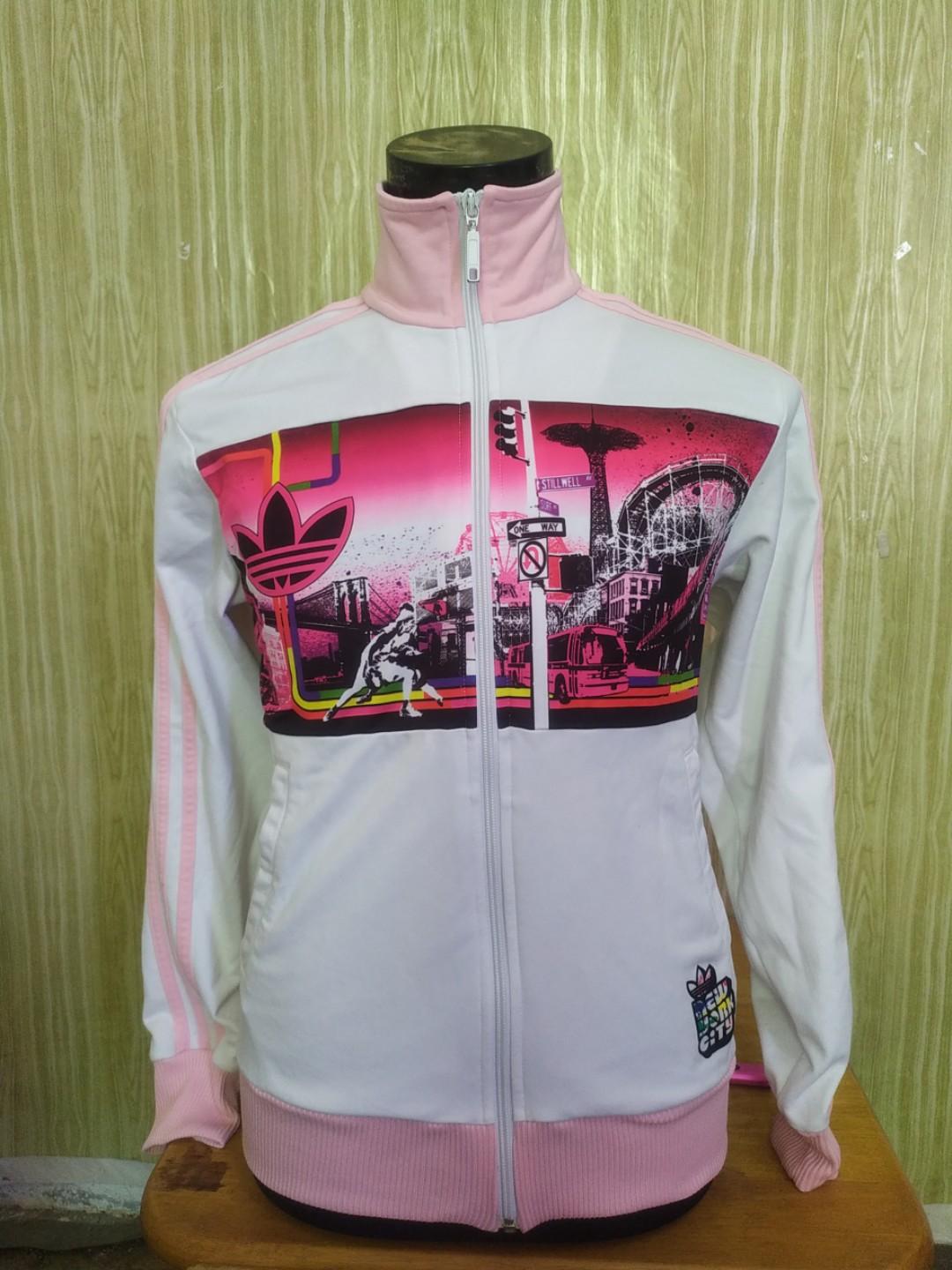 Adidas Bill McMullen Adicolor Pink Series Track Top Men s Fashion