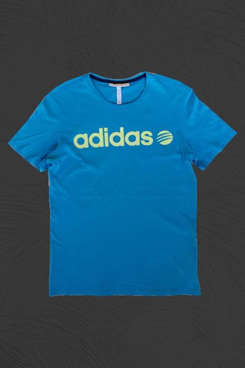 teal adidas shirt