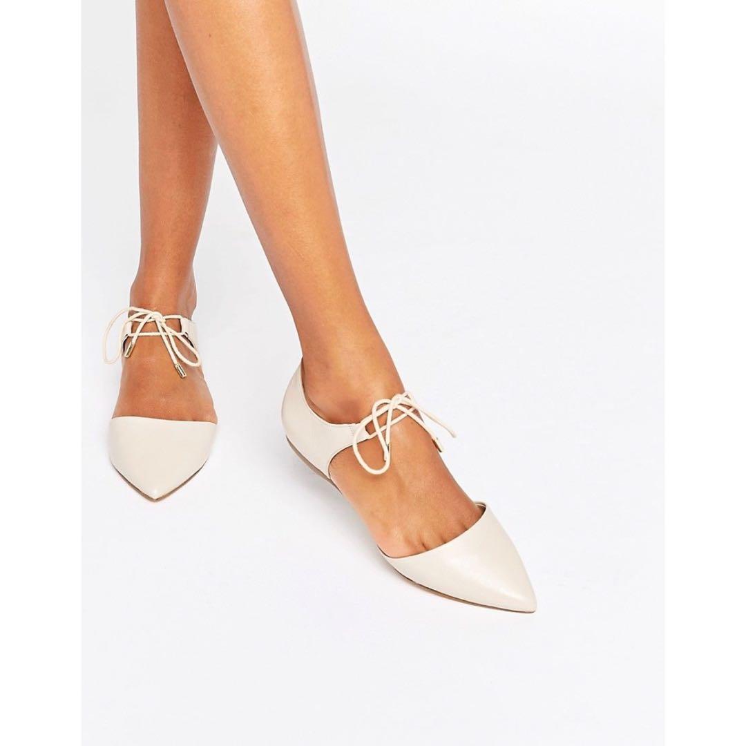 Aldo lace up top flats