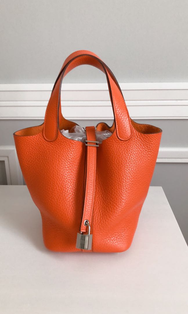 Authentic Hermes Picotin 18 Free Twilly Women S Fashion Bags Wallets Handbags On Carousell