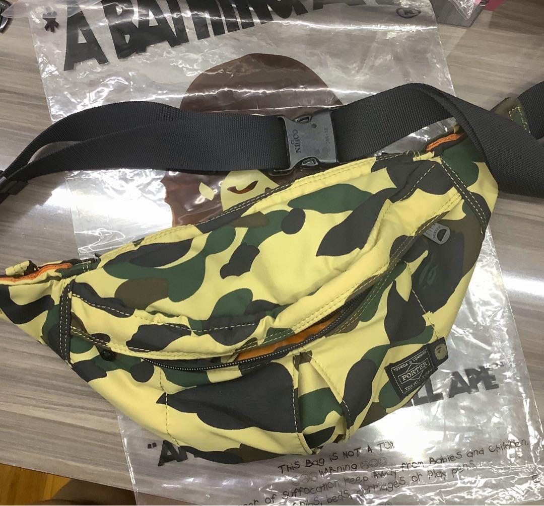 Bathing ape x outlet porter 2way waist bag