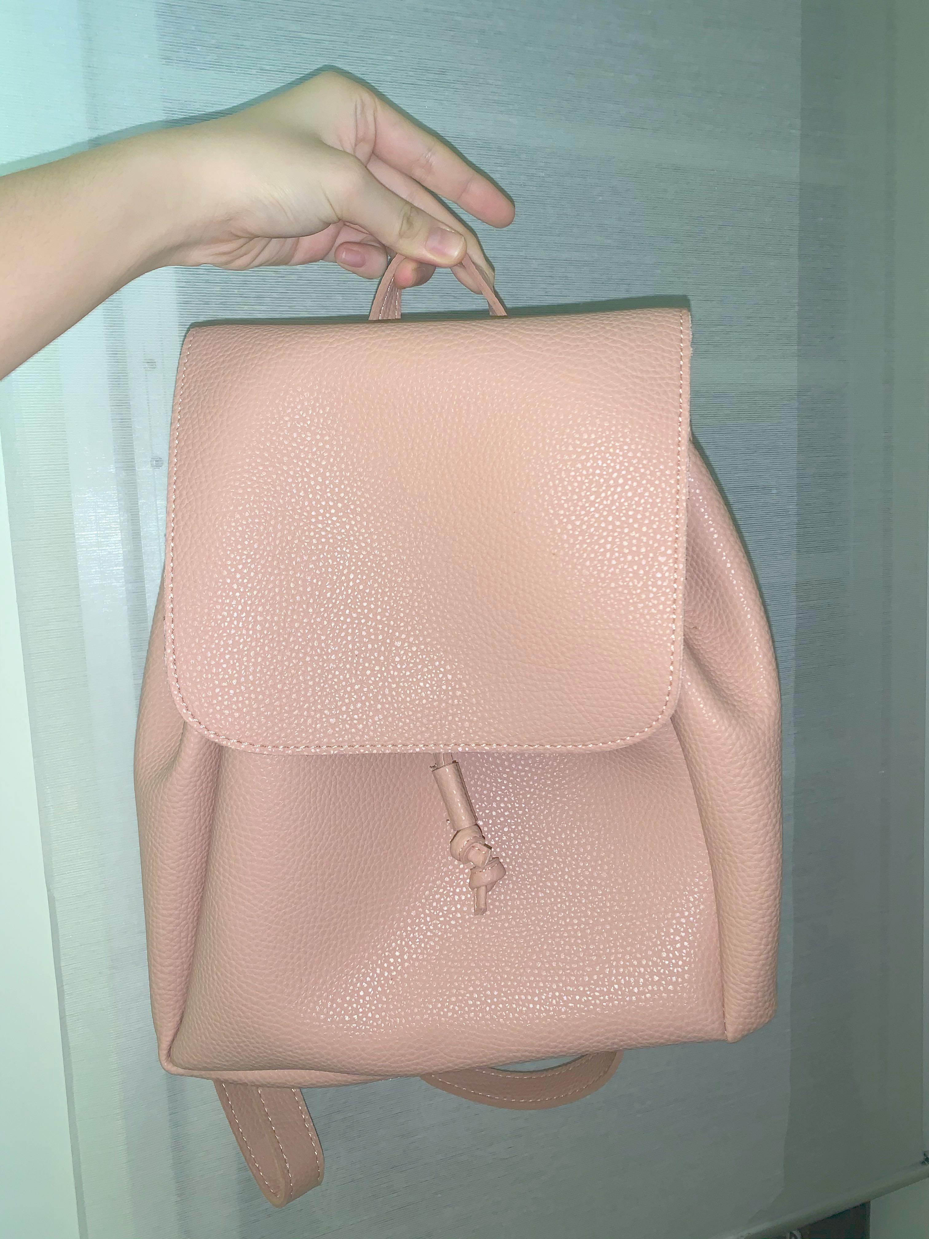 Miniso backpack pink cheap