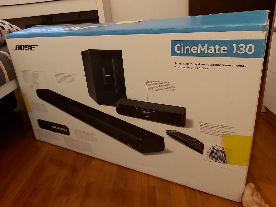 Brand New Bose Cinemate 130 Home Theater System, Audio, Soundbars