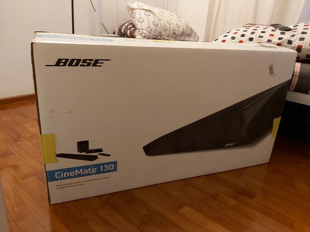 Brand New Bose Cinemate 130 Home Theater System, Audio, Soundbars