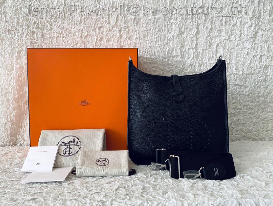 hermes evelyne 29 black