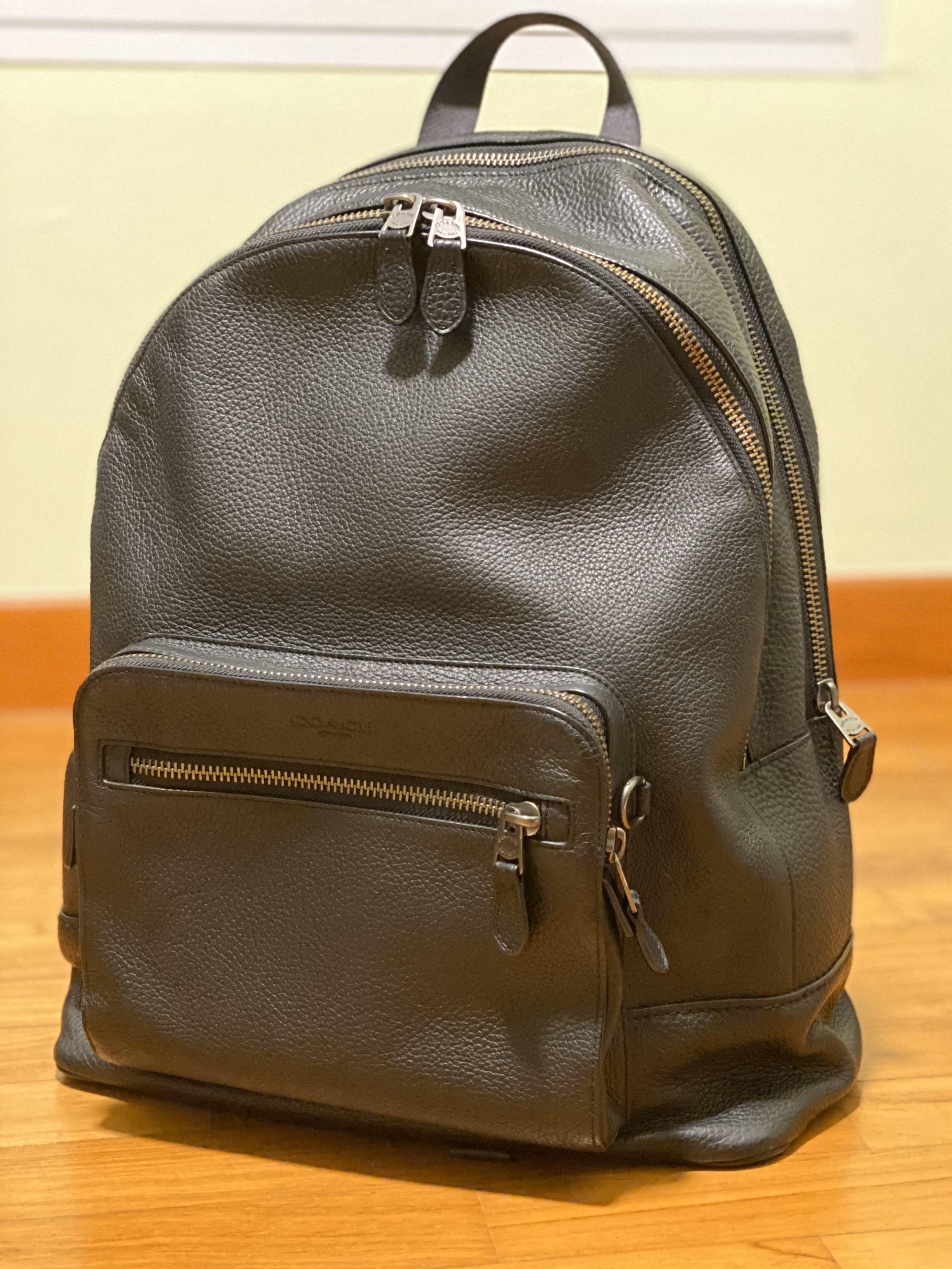 ブラック☆COACH☆WEST BACKPACK  F23247