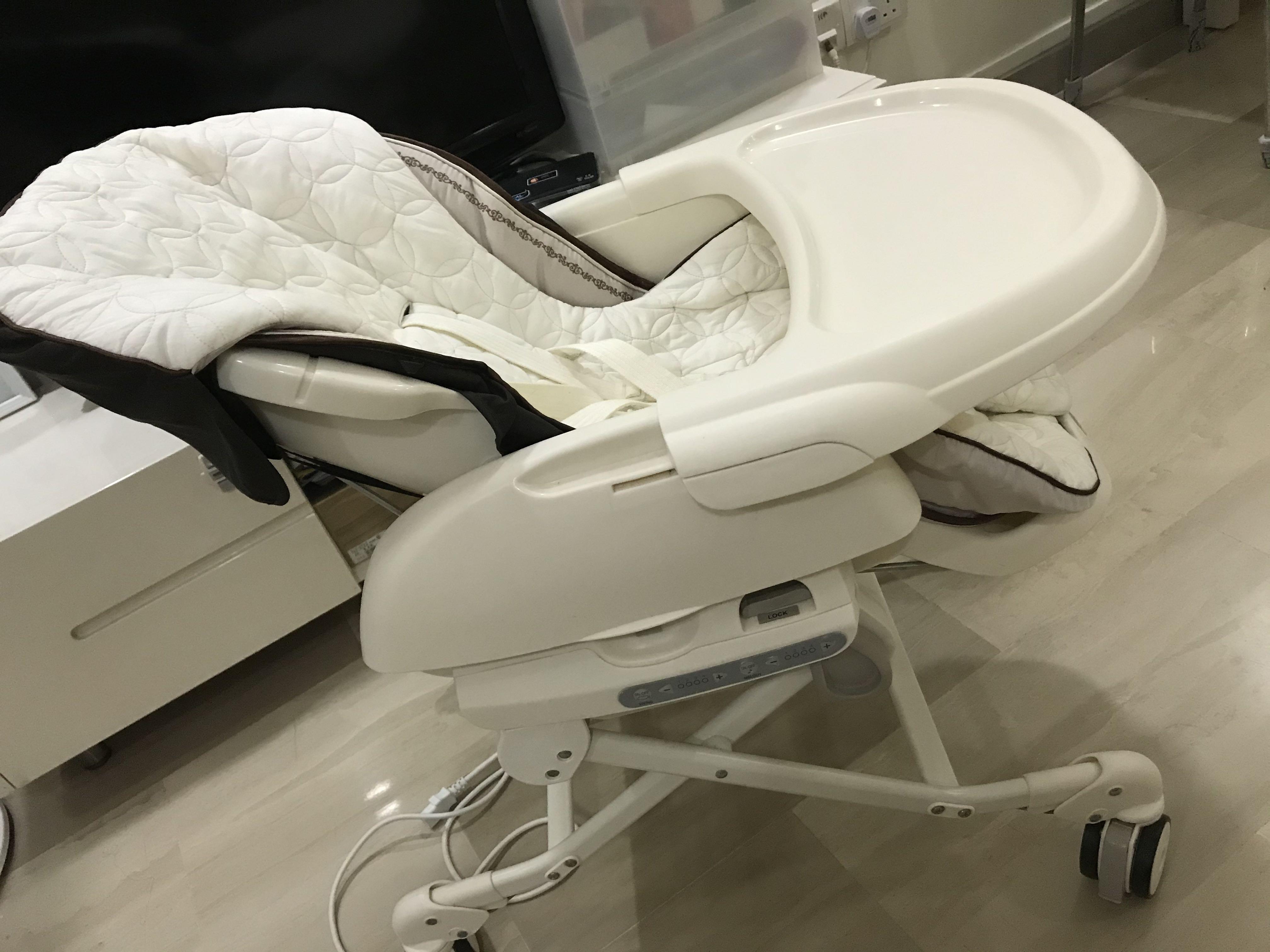 Combi Auto Swing Music High Chair Box Included Babies Kids Cots Cribs On Carousell