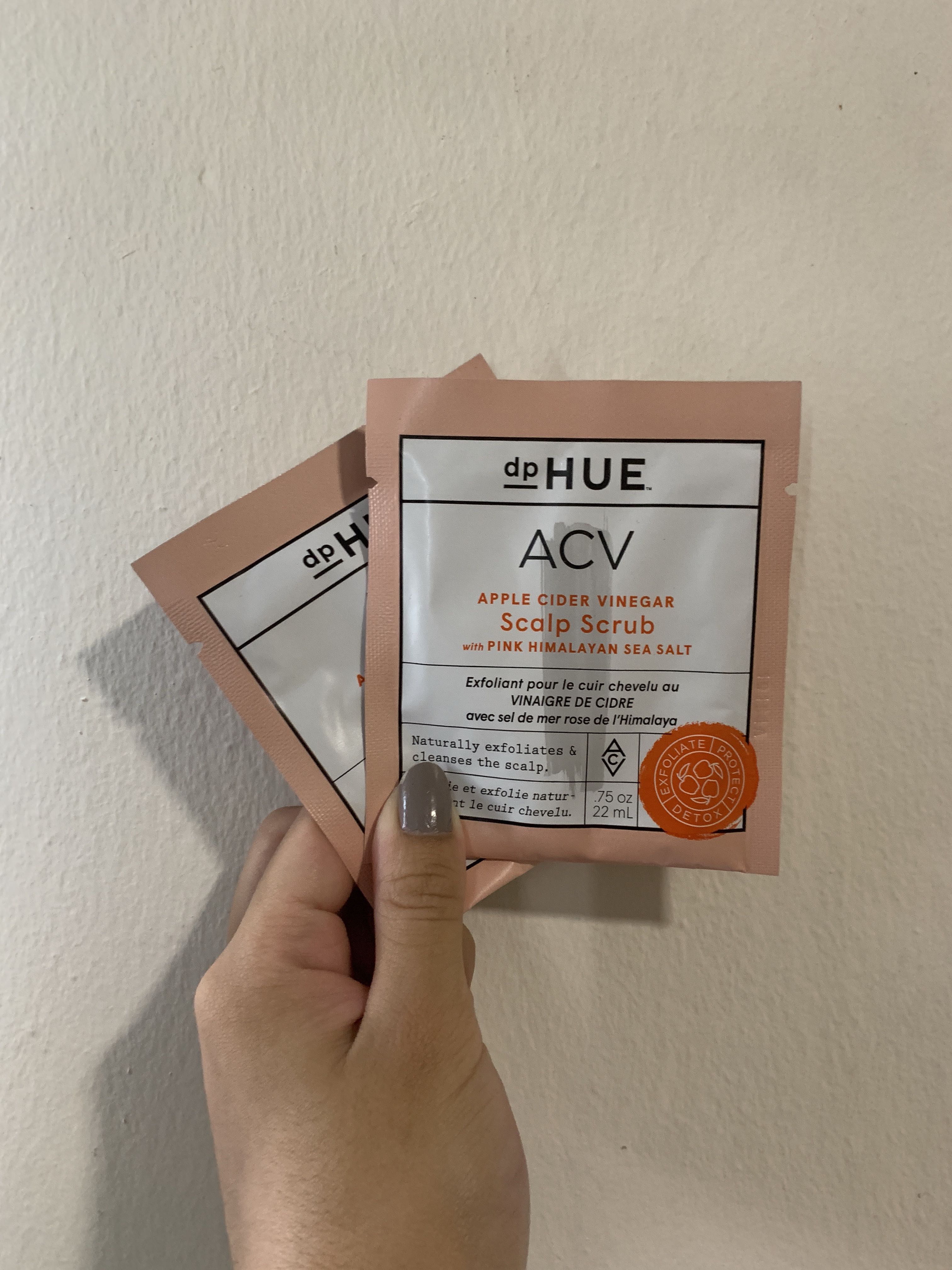 Dp Hue Acv Apple Cider Vinegar Scalp Scrub With Pink Himalayan Sea Salt Sample Health Beauty Hair Care On Carousell