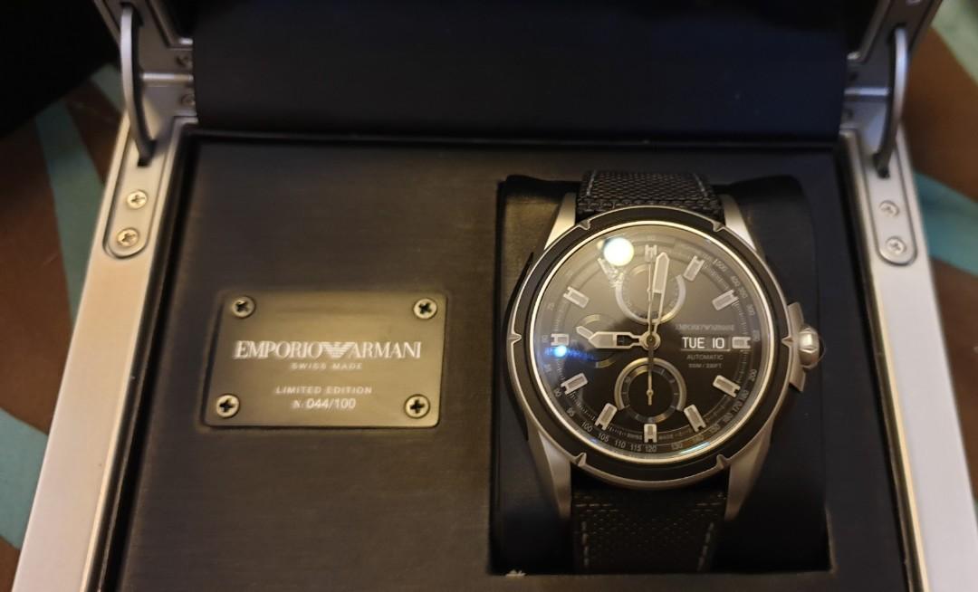 Emporio Armani ARS9203 Limited edition 44/100, Luxury, Watches on Carousell