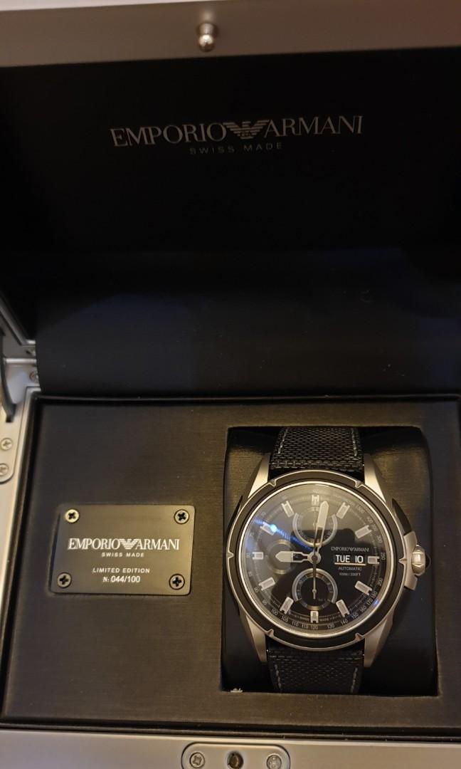 Emporio Armani ARS9203 Limited edition 44/100, Luxury, Watches on Carousell