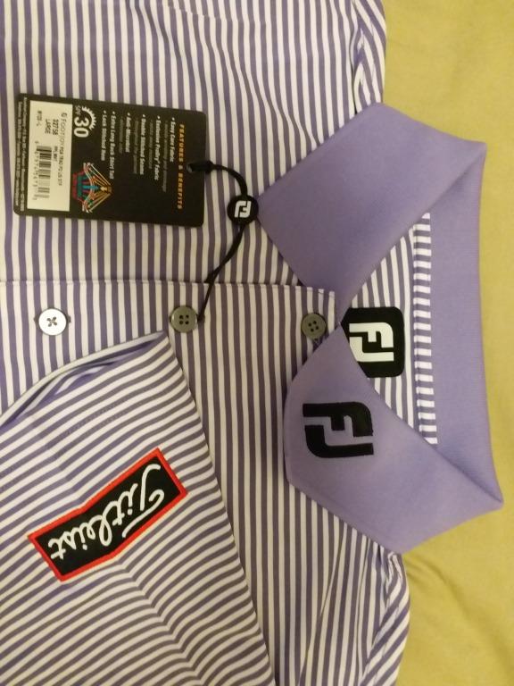 purple golf shirt