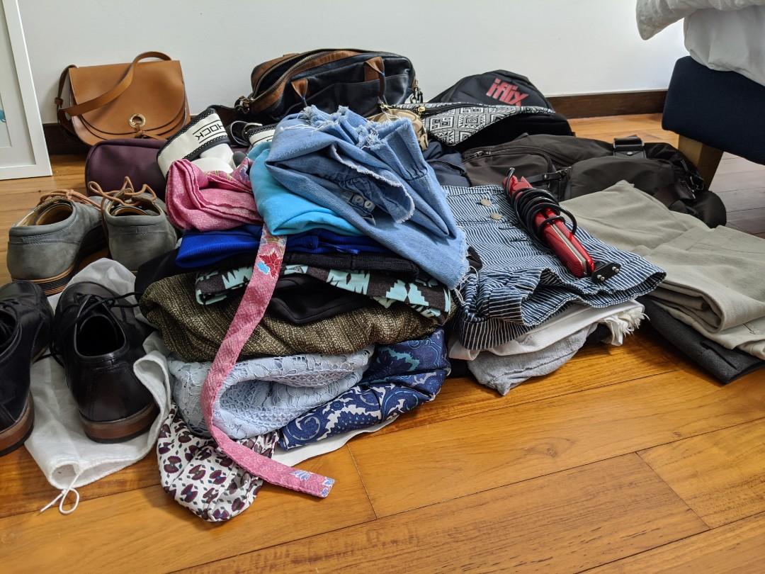 Free clothes clearance and shoes