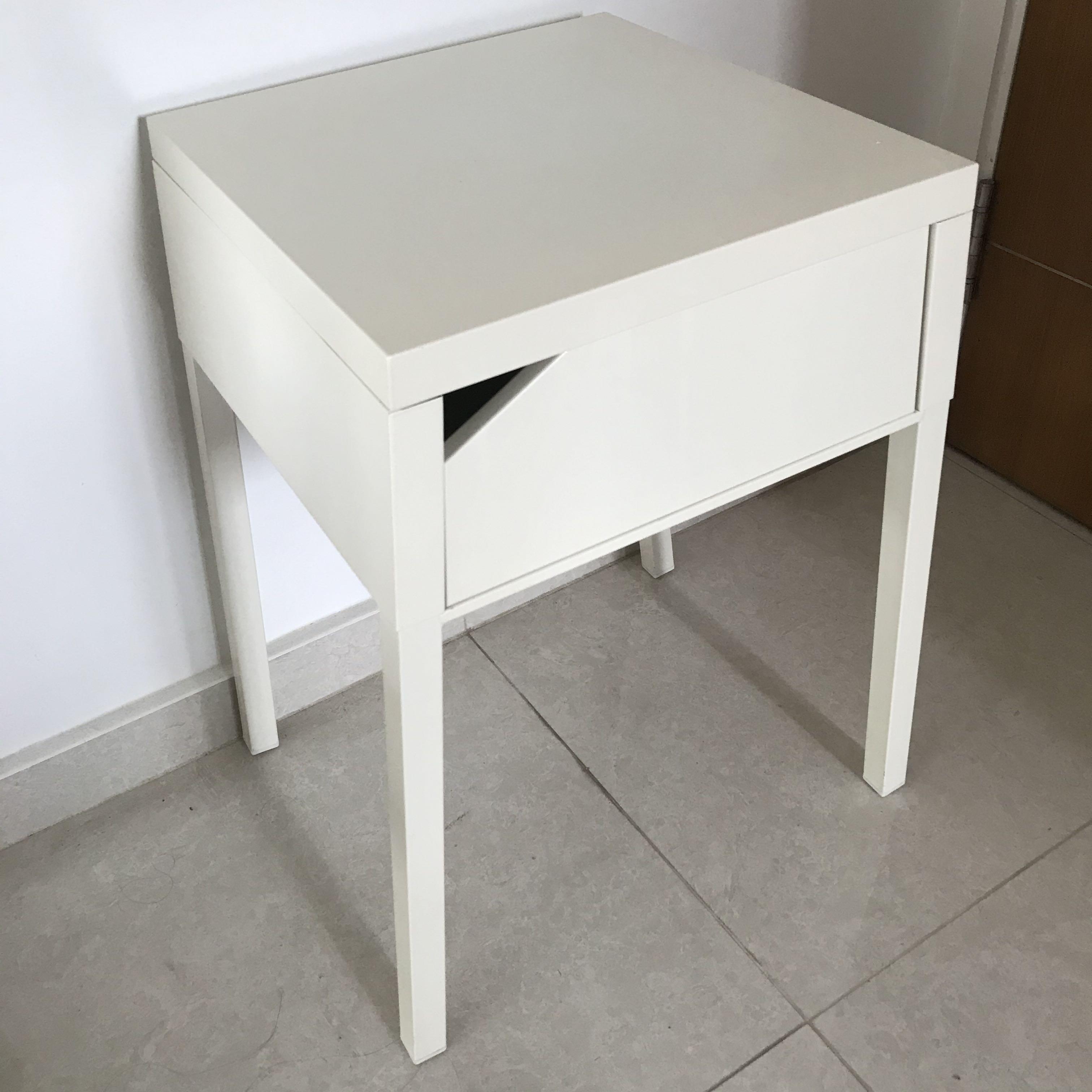 House Moving Clearance Ikea Side Table With Drawer Furniture Tables Chairs On Carousell