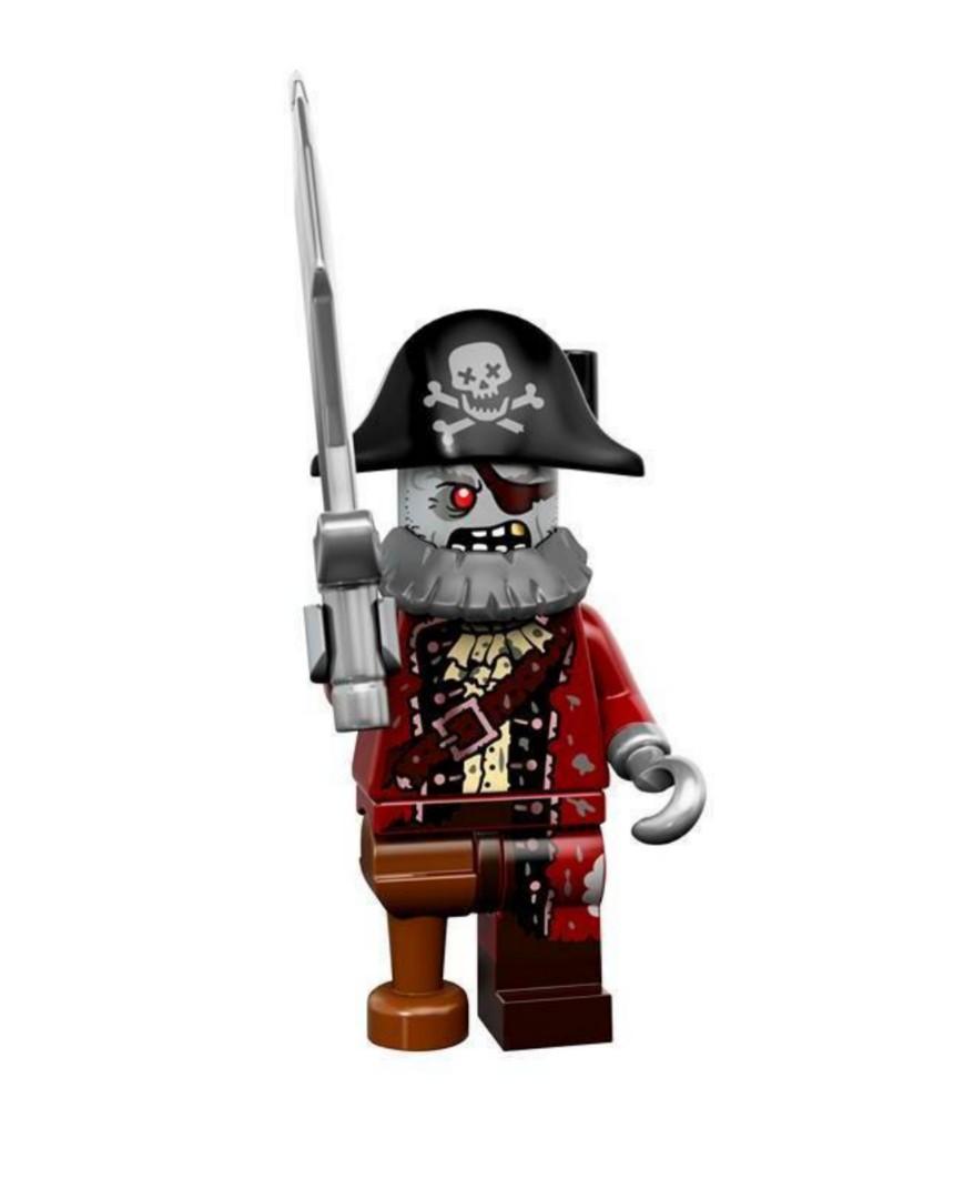 ⚡全新開袋確認⚡LEGO Minifigures 14 代Zombie Pirate 喪屍海盜人仔71010, 興趣及遊戲, 玩具& 遊戲類-