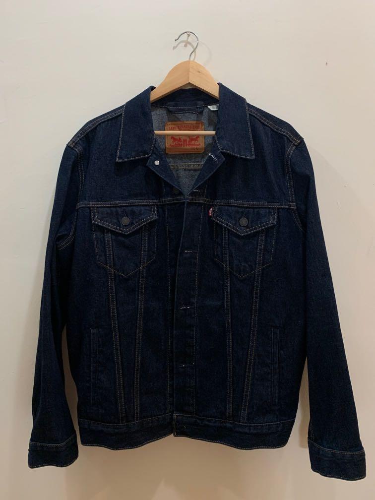 Levis jacket online dark blue