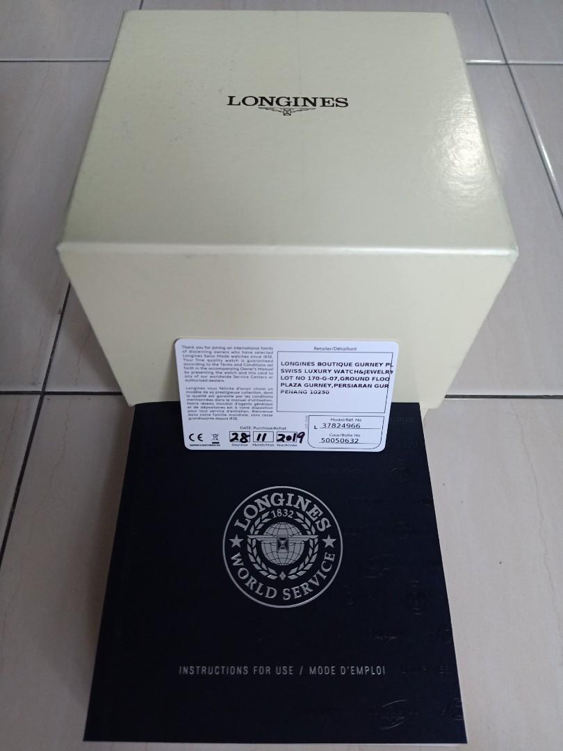 Longines Watch Aaron Kwok Autographed at Gurney Plaza Boutique on 28th November 2019