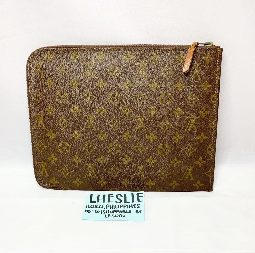 Louis Vuitton Porte Document Holder (Category: Luxury Bags & Wallets) located in Cabatuan. Submitted by ishoppable (Listing ID 283918823, Image 2). Description: Vintage Porte Document Holder Perfect size to carry your documents. Zipper works perfectly. No strong odor. Canvass has crack near the zipper, but this does not affect the use of this bag. Pre datecode. Please check individual photo for your understanding (ask for more questions/photos pr