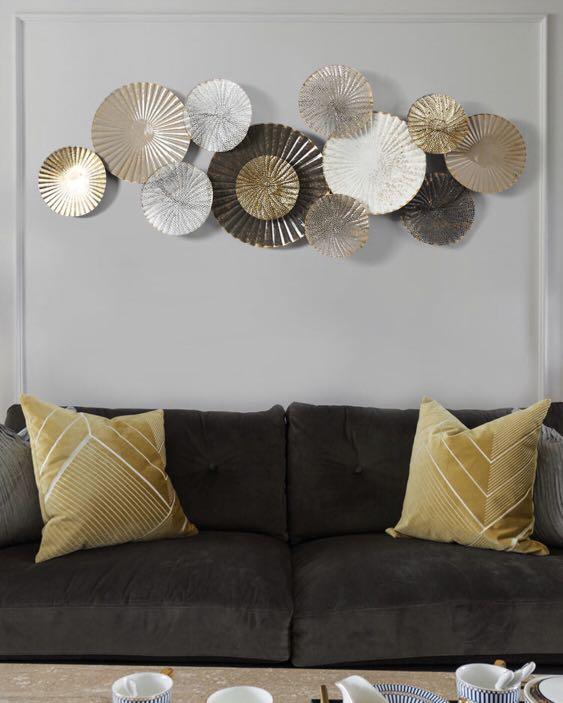Luxury Circular Wall Decoration Simple Nordic Vibe Furniture Home Living Home Decor Wall Decor On Carousell