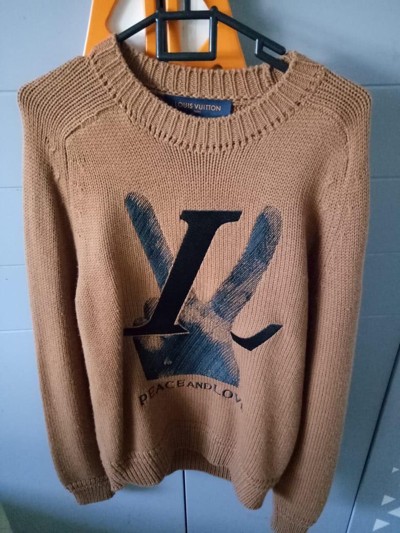 Vintage Vibe Jewel Tone VNeck Pullover  Ready to Wear  LOUIS VUITTON