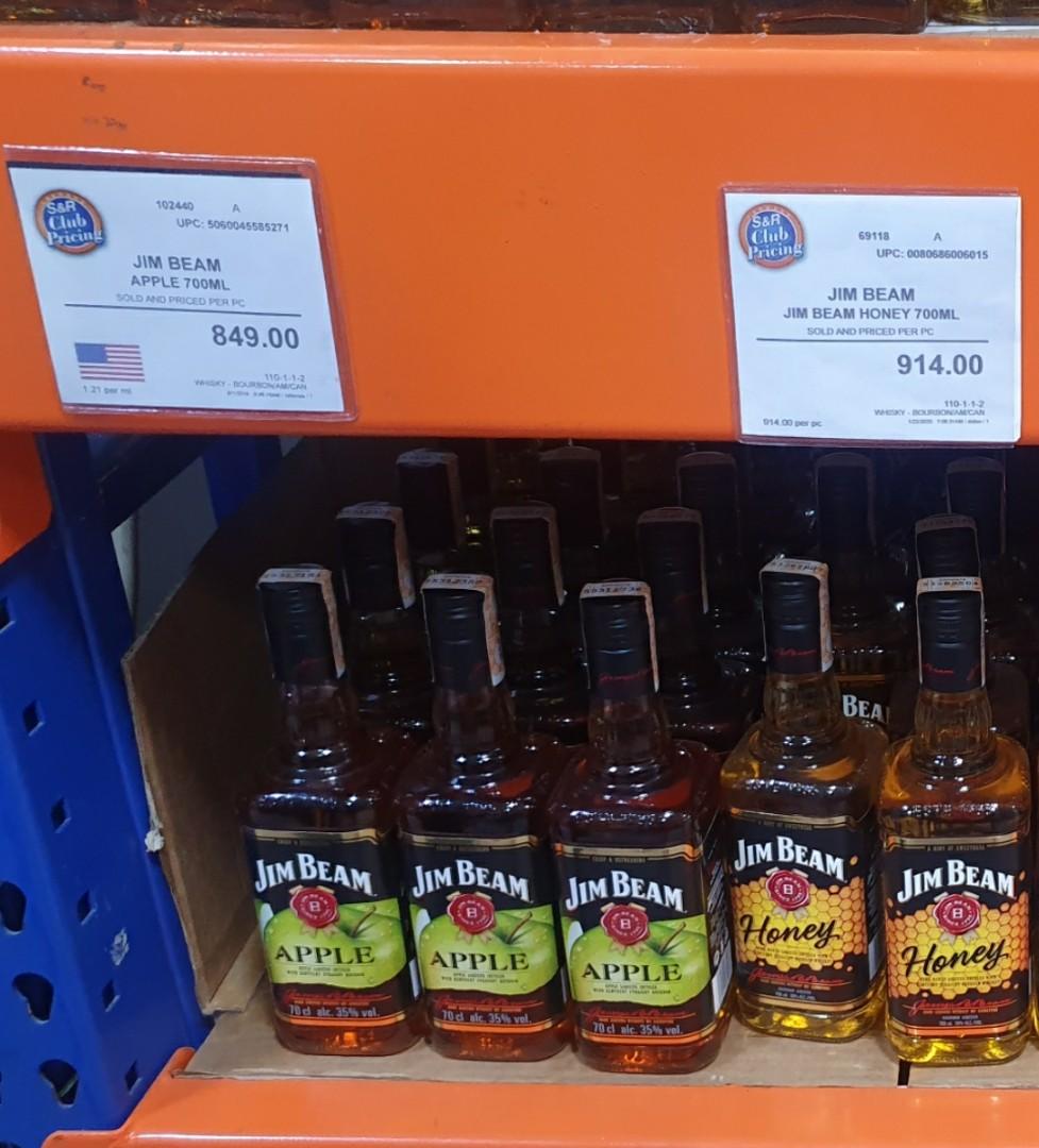 Makers Mark Jim Beam Apple Jim Beam Honey Lowest In The Market Food Drinks On Carousell