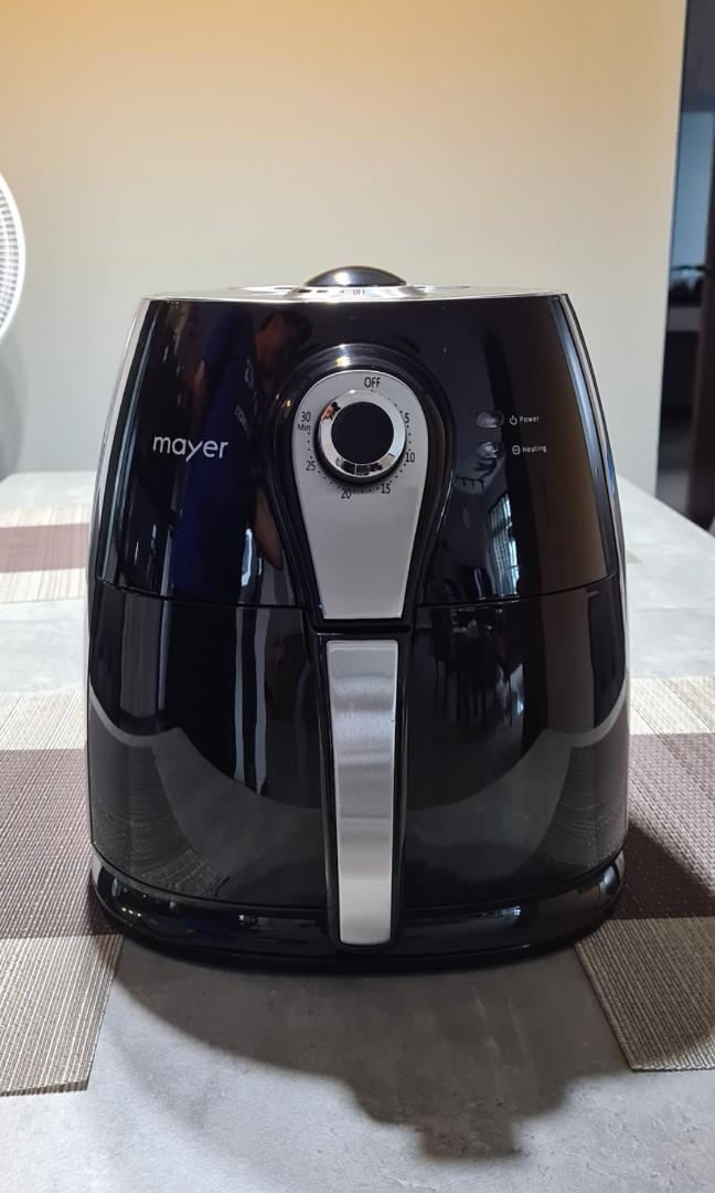 Large MAYER 3.5L AIR FRYER (MMAF88BS) with Fryer basket, original box